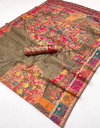 Pure Kashmiri 001 To 006 Modal Cotton Pashmina Weaving Saree Wholesalers In Surat
